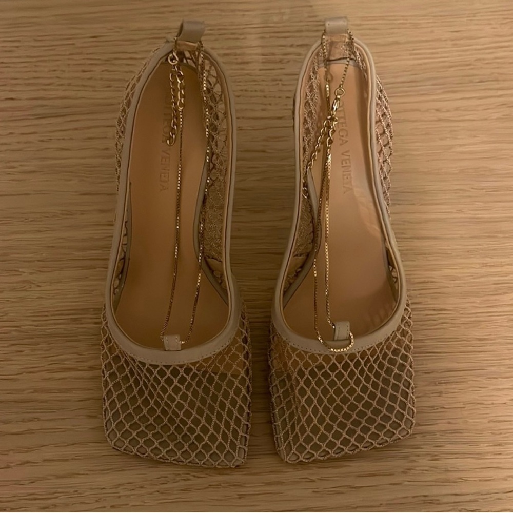 BOTTEGA VENETA | Square Toe Leather Party Style Elegant Style
